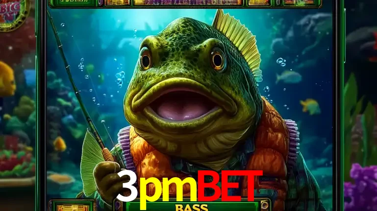 Personagem de peixe pescador do popular jogo de slot com tema de pescaria, uma das emocionantes opções de caça-níqueis para jogar e ganhar no cassino 3pmbet.