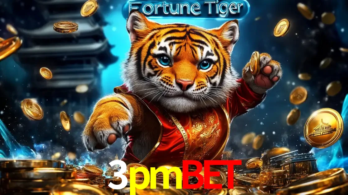 Imagem promocional do jogo de slot Fortune Tiger, com um tigre majestoso em traje tradicional cercado por uma fortuna em moedas de ouro, disponível agora no cassino 3pmbet.
